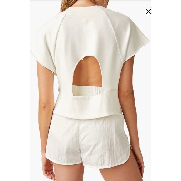 Free People Movement NWT’s Meditate cut out light sweatshirt. Size small - Picture 4 of 7
